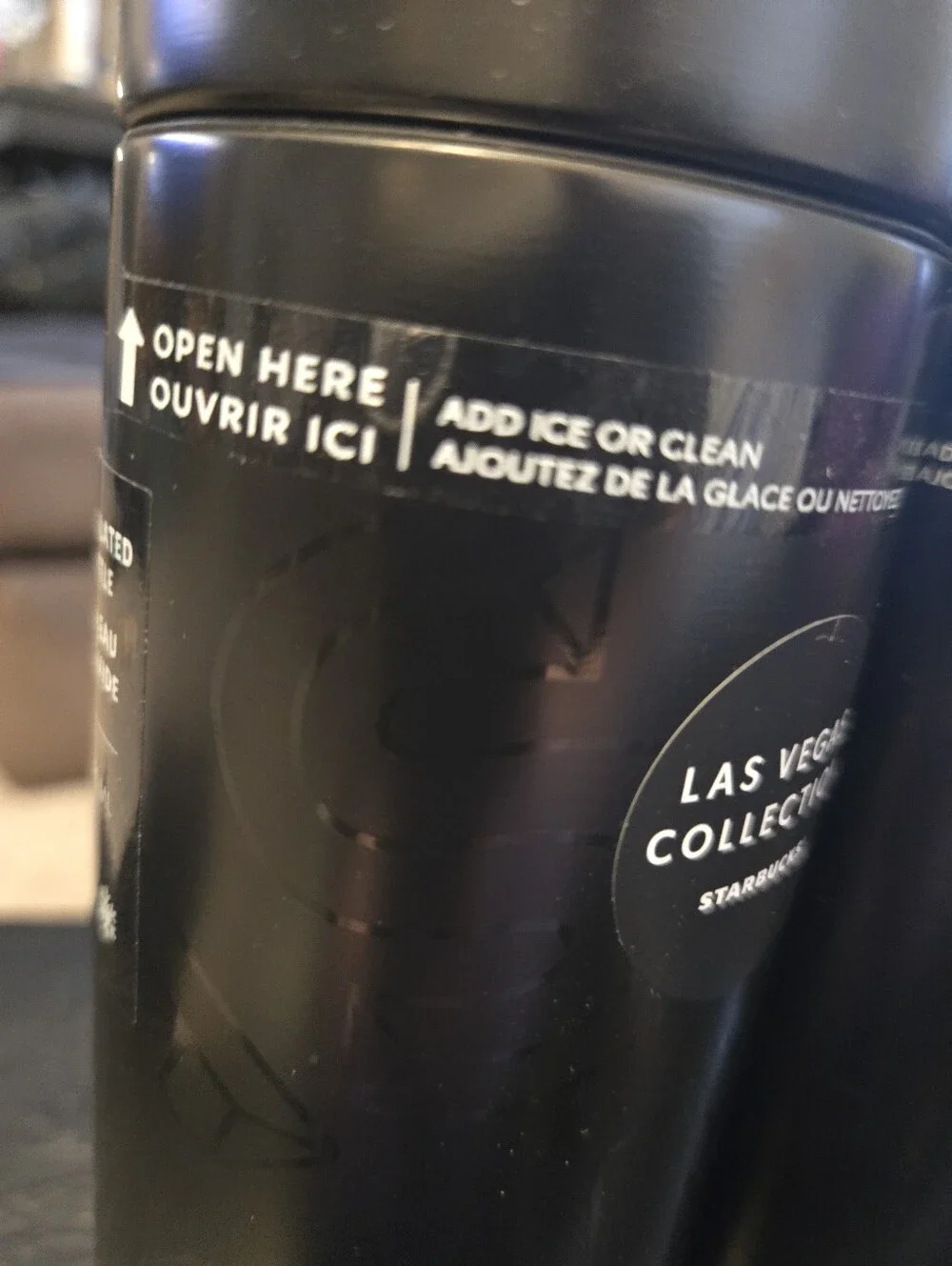 Starbucks Black Las Vegas Collection Insulated Bottle Pair